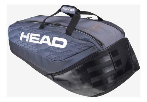 Raquetero Head Djokovic 9r Color Negro/Plomo