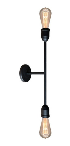 Imagen 2 de 10 de Lampara Aplique Barral Dos Luces Apto Led