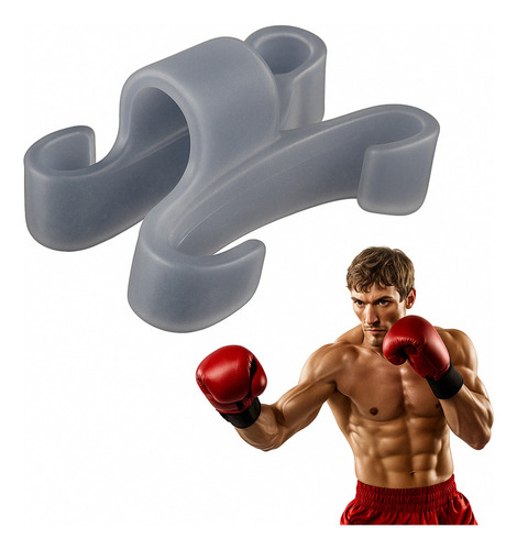 Expansor Nasal Boxeo Silicona Mejora Oxigenación Rendimiento Color Transparente