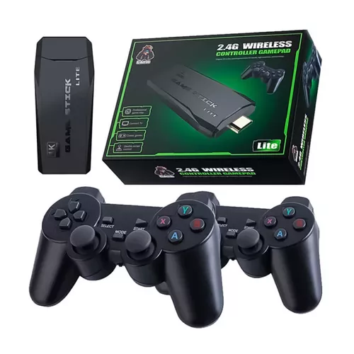 Console Infanto 3 - Video Game Retrô com 20 mil jogos antigos (2 controles  com fio) + Pendrive 32gb com jogos de PS1 - Infanto Games