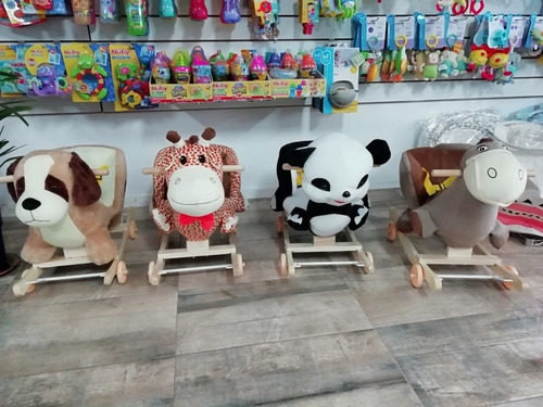 Imagen 7 de 8 de Mecedor Mecedora Balancin Burro / Perrito / Girafa
