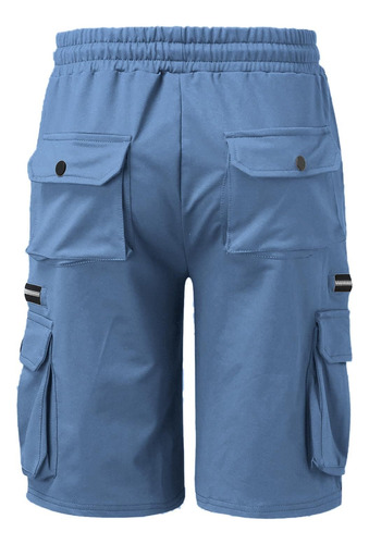 Bermudas Para Hombre, Pantalones Cortos Gris, Large