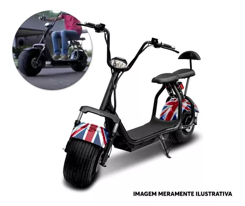 Moto Eletrica Scooter Vulton V10 2000w Bateria Litio 45km/h