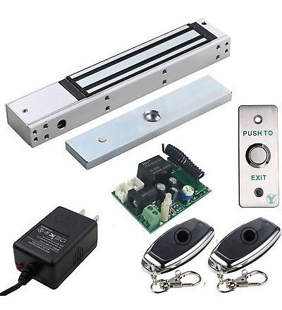 Control De Acceso Cerradura Electromagnética Puerta Kit Con 