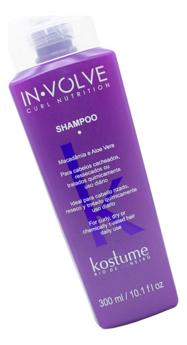 Kostume In Volve Curl Shampoo Cabello Rizado Secos Rulos 3c