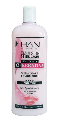 Han Enjuague Alfa-keratina X500ml