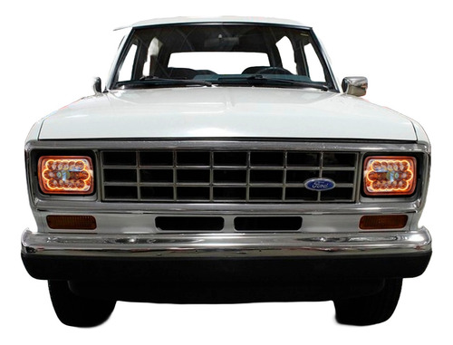 Faros Led Arillo Luminoso Ambar Ford Bronco Y Ranger 