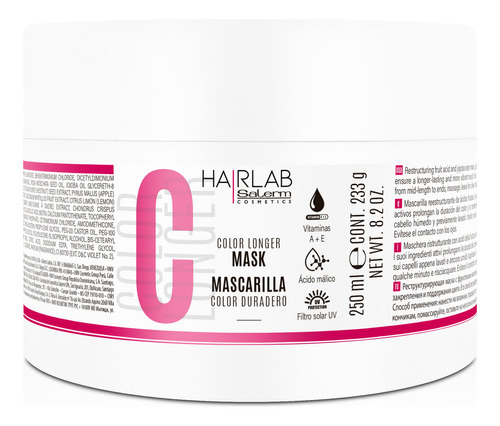 Mascarilla Salerm Color D Hairlab - mL