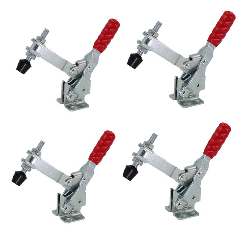 Pack 4 Clamp Presión Vertical Gh-12130 227kg Tirador Rápido