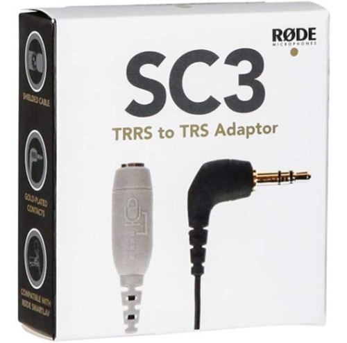 Cable Trrs A Trs De 3,5 Mm Para Mcirofono Rode Sc3 Smartlav