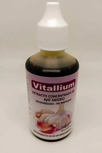 Vitallium. Extracto Concentrado De Ajo Negro.