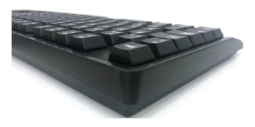 Teclado Usb Multimídia Silencioso Padrão Abnt2 Ltk-665 Top Cor de