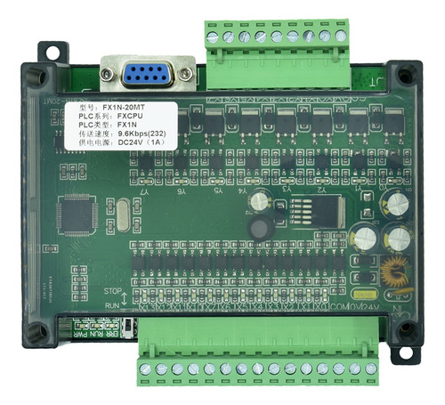 Plc Fx1n-20mt 24v 12in 8out Mitsubishi Transistor + Cable