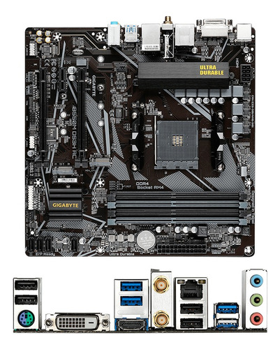 Placa Gigabyte B550m Ds3h Am4 V/s/r Ryzen 9/7/5/3 3a Gen/rad