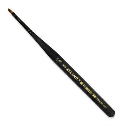 Imagem 2 de 4 de Kit Pincel Keramik 363 Carga Dupla One Stroke - 03 Unidades