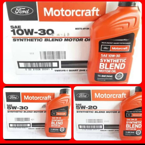 Aceite 5w20 Motorcraft Semi Sintético Ecosport Titanium 2015