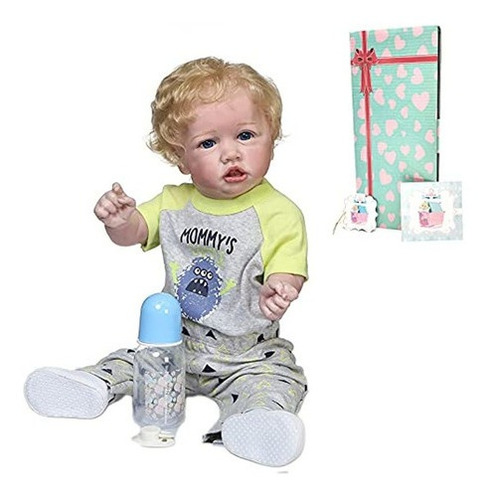 Zero Pam 22 Pulgadas Real Life Reborn Baby Dolls Niños Lava