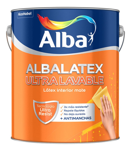 Latex Int. Albalatex Ultravable Mate Bco Alba 20l-pisano