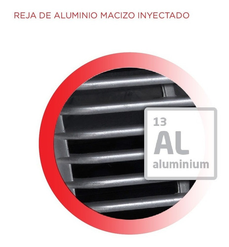 Imagen 4 de 6 de Calefactor Convector Longvie Eca5kv 5200kcl Premium Visor 6c