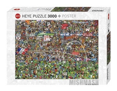 Puzzle 3000pz Football History Alex Bennett - Heye 29205-12