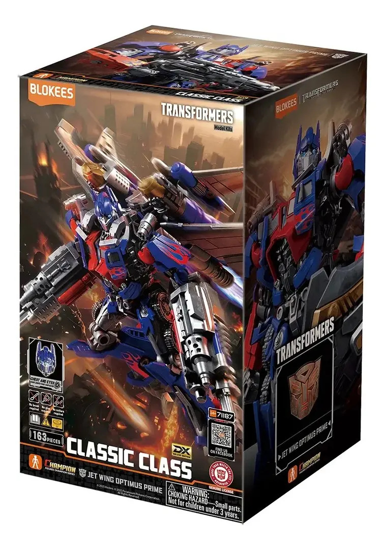 Figura Blokees Optimus Prime Jet Wing Transformers Class 021