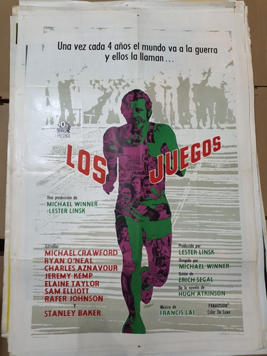 Afiche De Cine Original Los Juegos-1884