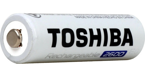 Imagem 2 de 3 de Pilha Recarregável Toshiba Aa 2600 Com 4 Und Rtu Original Nf