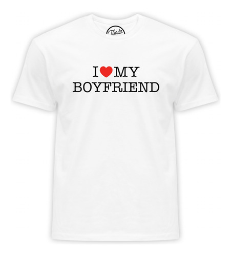 Playera I Love My Boyfriend Corazón Souvenir T-shirt
