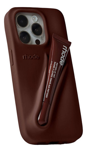 Funda Rhode Original Incluye Lip Gloss En Conjunto Expresso Iphone 12/13 Pro Max