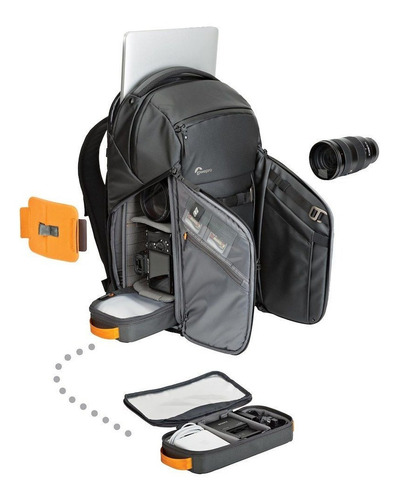 Mochila Lowepro M-trekker Bp 150 Tableta Camara Y Lentes Color Negro