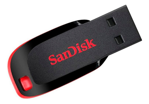 Pendrive Sandisk 64gb Cruzer Blade Usb 2.0