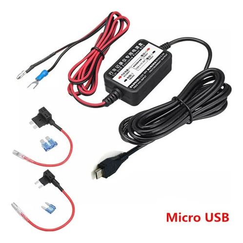 C 12-24v Micro Usb Kit De Cable Para El Cargador Del