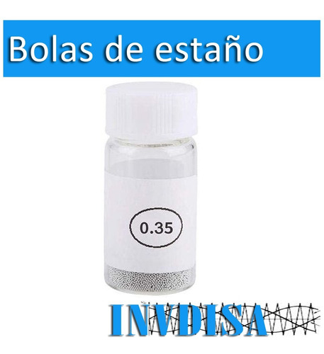  Bolas De Estaño Para Soldadura 0.35mm Reballing - N U E V O