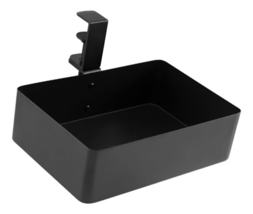 Bajo La Mesa Cesta De Almacenamiento Bandeja De Servir Negro