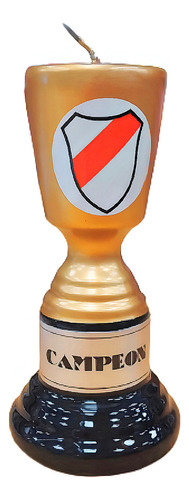 Vela Copa Trofeo Millonario 15cm - Cotillón Waf