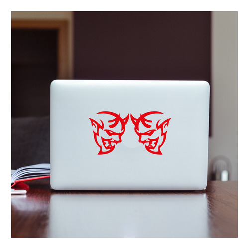 Stickers Calcomanias Diablo Rojo 2pz