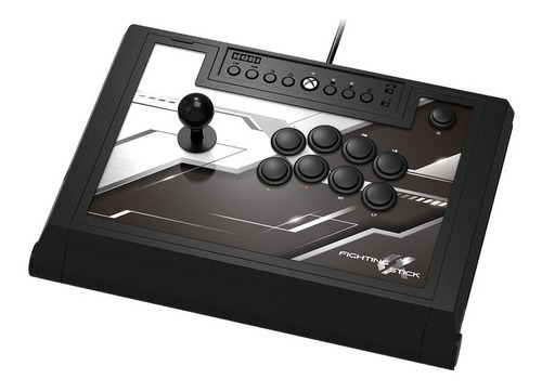 Controlador Hori Fighting Stick Alpha Arcade para Xbox One y PC, color: negro
