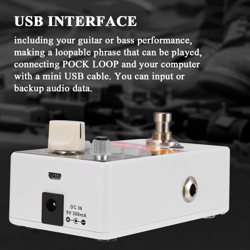 Imagen 6 de 9 de Ammoon Pock Looper - Pedal Para Guitarra (11 Unidades)
