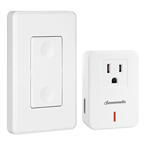 Dewenwils Remote Control Outlet Wireless Wall Mounted Light