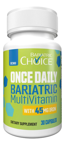 Multivitaminico Bariatrico Once Daily 45 Mg De Hierro 30 Cap