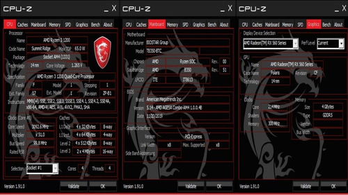 Pc Gamer Amd Ryzen 3 1200 8gb Rx 560d 4gb.
