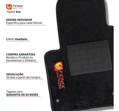 Imagem 7 de 7 de Tapetes Fiat Palio Sporting Carpete + Túnel Cortesia