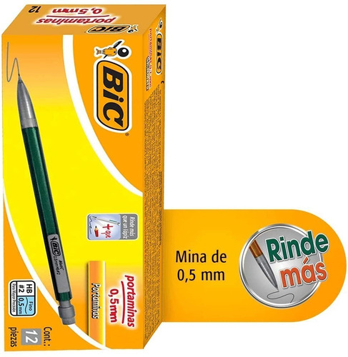 Portaminas Bic 0,5  * 12 Unidades