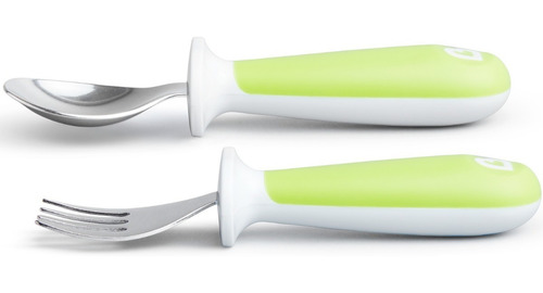 Imagem 3 de 7 de Kit Prato Infantil Divisória Ventosa + Talher Inox Munchkin