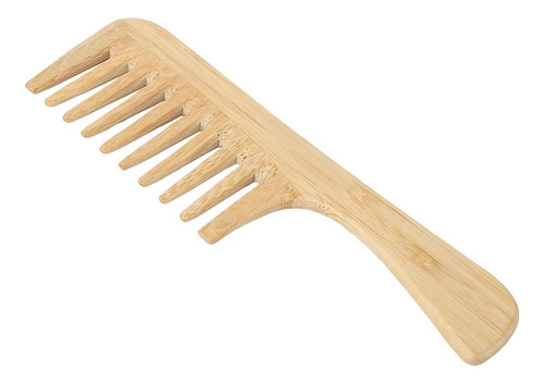 Peine De Dientes Anchos, Cepillo De Pelo Madera Para Hombre