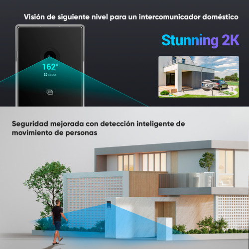 Ezviz Hp7 Videoportero Ip Conexión A 2 Hilos/monitor Wi-fi