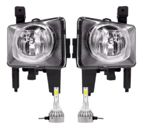 Juego Faro Auxiliar Chevrolet Agile 2011 2012 2013 +cree Led