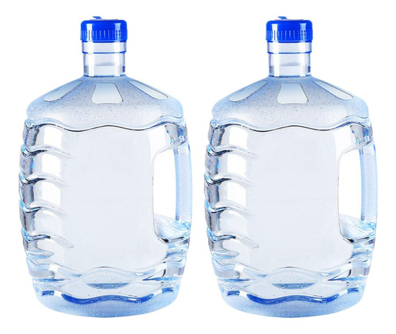 2pc 7.5l Botella De Agua De Grado Alimenticio Contenedor 