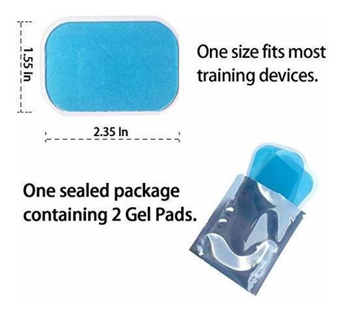 Ohyaiayn 48 Hojas De Gel Para Almohadilla De Gel Entrenador
