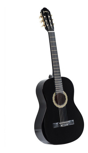 Imagen 3 de 5 de Guitarra Clásica Memphis 851 Negro Con Funda